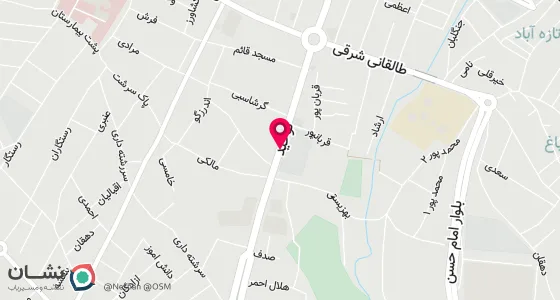 نقشه موقعیت تقریبی دفتر: خیابان توحید پاساژ امامیه طبقه2