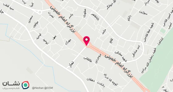 نقشه موقعیت تقریبی دفتر: کردستان دیواندره خیابان نماز روبروی مسجد جامع