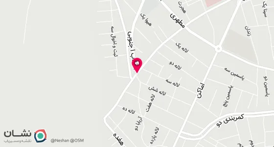 نقشه موقعیت تقریبی دفتر: خ صلاح الدین ایوبی جنوبی کوچه احمدی