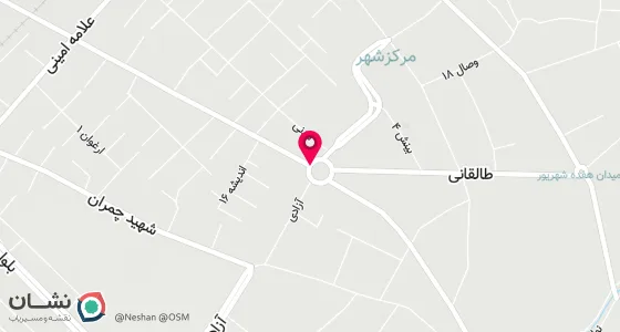 نقشه موقعیت تقریبی دفتر: تاکستان میدان بسیج بلوار سپاه جنب شیشه بری سعیدی پ168