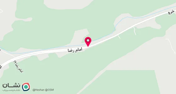 نقشه موقعیت تقریبی دفتر: زبرخان خرو خروین شهرک امام رضا بلوار امام رضا