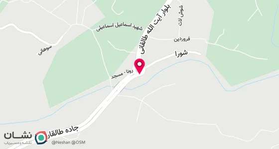 نقشه موقعیت تقریبی دفتر: طالقان- شهرک طالقان-جنب مسجد جامع