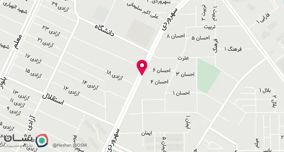نقشه موقعیت تقریبی دفتر: قزوین الوند بلوار سهروردی خیابان استقلال شرقی پلاک 11دفتر ازدواج 45و طلاق54