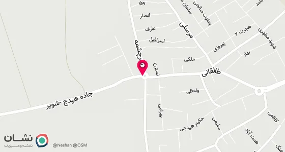 نقشه موقعیت تقریبی دفتر: ابهر- هیدج ابتدای بلوار امام خمینی (ورودی هیدج )ساختمان رضا نقیلو (طبقه زیر زمین )