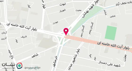 نقشه موقعیت تقریبی دفتر: خیابان سعدی داخل پاساژ ولیعصر