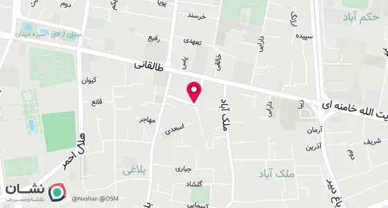 نقشه موقعیت تقریبی دفتر: قزوین، خ طالقانی کوچه ارشاد بن بست سهراب خان پلاک 28 طبقه اول