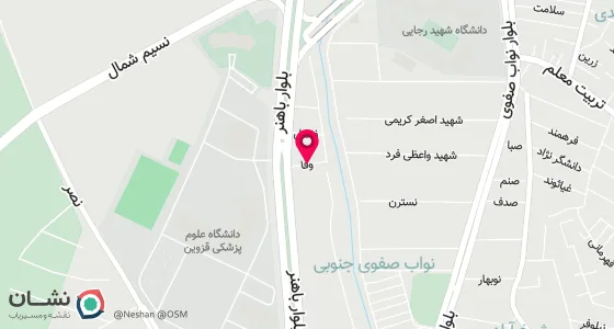 نقشه موقعیت تقریبی دفتر: ق.خیابان سعدی بالاتر از نظام وفا ساختمان صرافها واحد 3