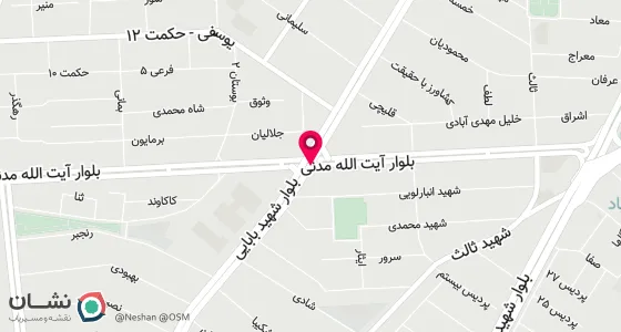 نقشه موقعیت تقریبی دفتر: خیابان شهید بابایی نبش کوچه7 پلاک2.