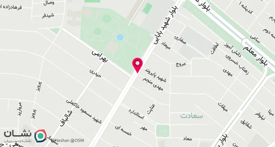 نقشه موقعیت تقریبی دفتر: قزوین-خیابان شهید بابایی-نرسیده به کوچه منجم(44)-پلاک 485 واحد1