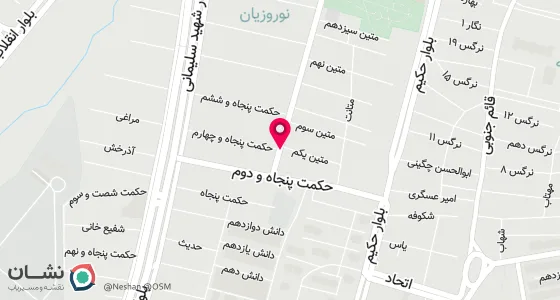 نقشه موقعیت تقریبی دفتر: قزوین - خیابان آبشار- کوچه 54(آرامش)- جنب بانک صادرات- پلاک15