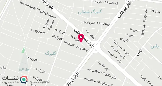 نقشه موقعیت تقریبی دفتر: چهارراه عبدالمطلب ، بین عبدالمطلب 34-36، پلاک 74