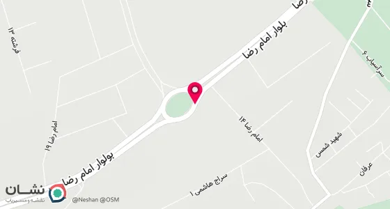 نقشه موقعیت تقریبی دفتر: شاندیز-خیابان ولی عصر - نبش ولی عصر15 - جنب داروخانه