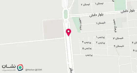 نقشه موقعیت تقریبی دفتر: بوکان -خ شوراطبقه قوقانی مسجد نور
