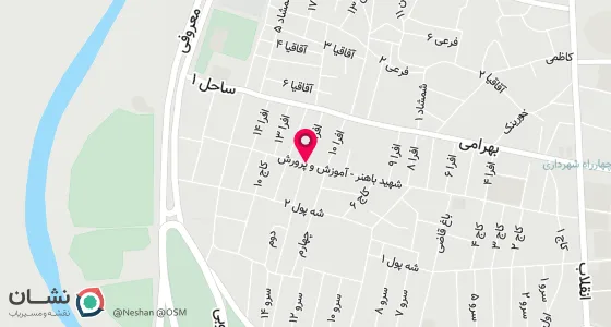 نقشه موقعیت تقریبی دفتر: خیابان باهنر کوچه افرا 11 پلاک 3
