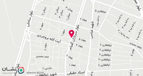 نقشه موقعیت تقریبی دفتر: آ.غربی-بوکان-بلوار سربازان گمنام-کوچه پیمان 2-منزل شخصی