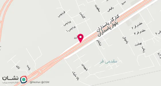نقشه موقعیت تقریبی دفتر: بلوار پاسداران - خیابان ارم - شهرک ارم - کوچه شهید عبدی پلاک 60