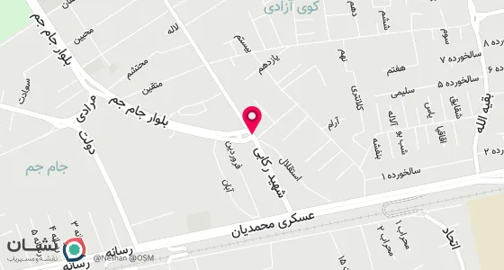 نقشه موقعیت تقریبی دفتر: ساری خیابان جام جم مقابل صداسیما پلاک 27