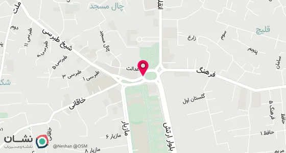 نقشه موقعیت تقریبی دفتر: بلوار آزادی روبروی عمارت شهرداری