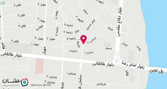 نقشه موقعیت تقریبی دفتر: بلوارطالقانی خیابان امام حسین کوچه نسترن 2