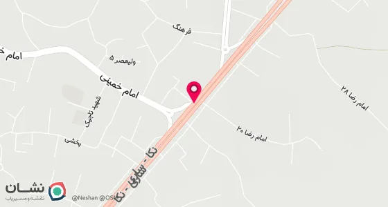 نقشه موقعیت تقریبی دفتر: ساری سورک خیابان امام روبروی بانک صادرات کوچه بن بست