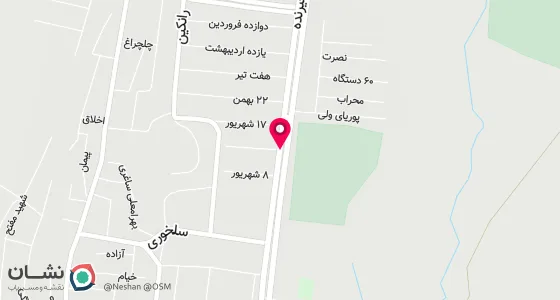 نقشه موقعیت تقریبی دفتر: رودبار لوشان خ ش میرزایی روبروی نانوایی چنگیز