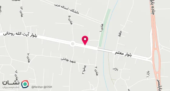 نقشه موقعیت تقریبی دفتر: بابلسر کله بست کوچه هادی 3