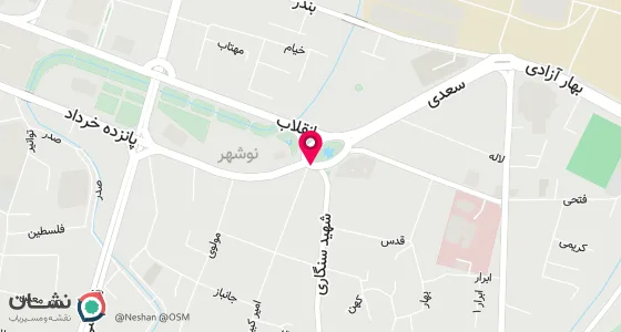 نقشه موقعیت تقریبی دفتر: میدان آزادی - خیابان امیر کبیر- ساختمان پزشکان - طبقه دوم