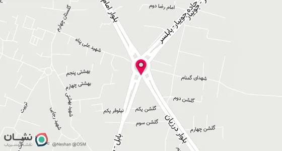 نقشه موقعیت تقریبی دفتر: بابلسر بهنمیر بازارسر روبروی سپاه پاسداران