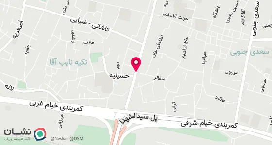 نقشه موقعیت تقریبی دفتر: زنجان-خیابان فردوسی-کوچه سقالر-بن بست اول-پلاک16
