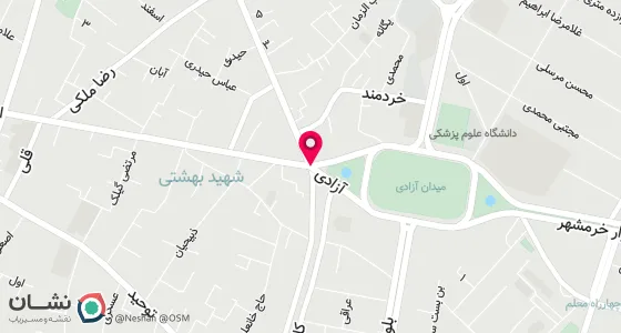 نقشه موقعیت تقریبی دفتر: زنجان اسلام اباد 24متری شهید مصطفی خمینی پلاک 186