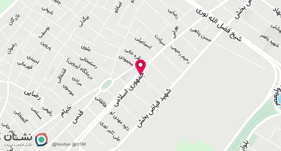 نقشه موقعیت تقریبی دفتر: زنجان.خیابان جمهوری اسلامی -کوچه محمدی -پلاک 50