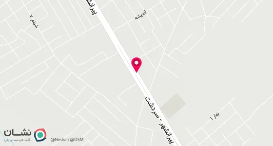 نقشه موقعیت تقریبی دفتر: پیرانشهر چهارراه 22بهمن ابتدای خیابان قدس سمت راست پلاک33