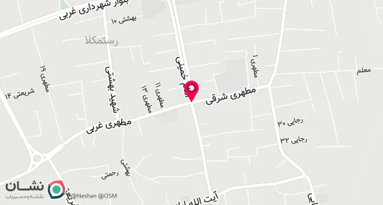 نقشه موقعیت تقریبی دفتر: خیابان امام پاساز توسلی - رستمکلا خیابان شهید مطهری