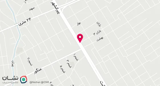 نقشه موقعیت تقریبی دفتر: آذربایجان غربی پیرانشهر خیابان سردشت نبش سه راهی فرهنگ