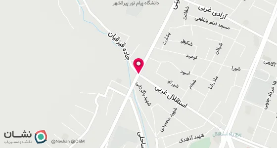نقشه موقعیت تقریبی دفتر: میدان استقلال روبه روی پارک لاله