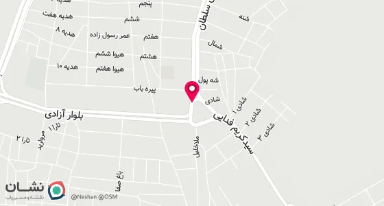 نقشه موقعیت تقریبی دفتر: میدان استقلال- کوچه مسجد بداق سلطان -پلاک 3
