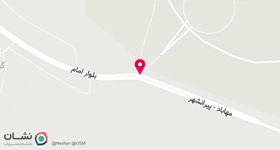 نقشه موقعیت تقریبی دفتر: پیرانشهر - خیابان جمهوری اسلامی شرقی روبروی مدرسه شاهد