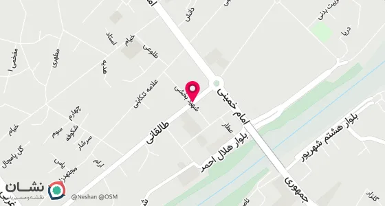 نقشه موقعیت تقریبی دفتر: تنکابن خیابان طالقانی جنب بانک صادرات پلاک225