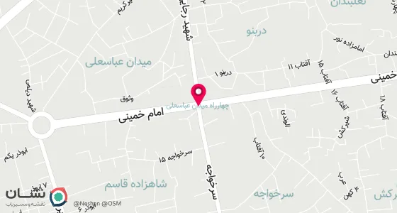 نقشه موقعیت تقریبی دفتر: گرگان فلکه سرخواجه پاساژ ثامن طبقه دوم