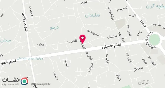 نقشه موقعیت تقریبی دفتر: گرگان خیابان خمینی آفتاب 15 جنب مدرسه علمیه امام صادق (ع)