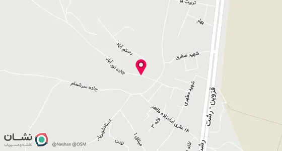 نقشه موقعیت تقریبی دفتر: گیلان رودبار رستم آباد بلوار امام (ره) میدان نماز
