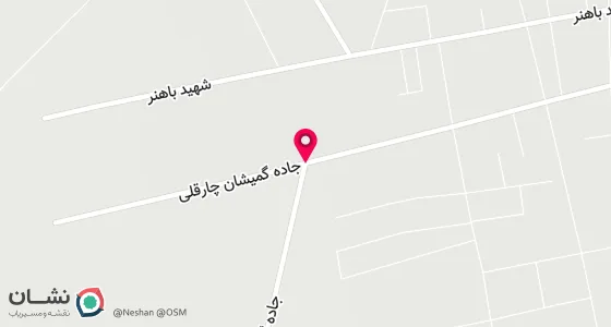 نقشه موقعیت تقریبی دفتر: بندر ترکمن گمیش تپه خیابان شهید بدخشان