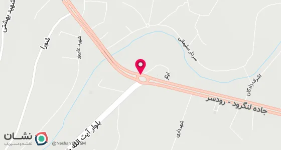 نقشه موقعیت تقریبی دفتر: لنگرود - سبزه میدان - روبروی مسجد عرب زاده.