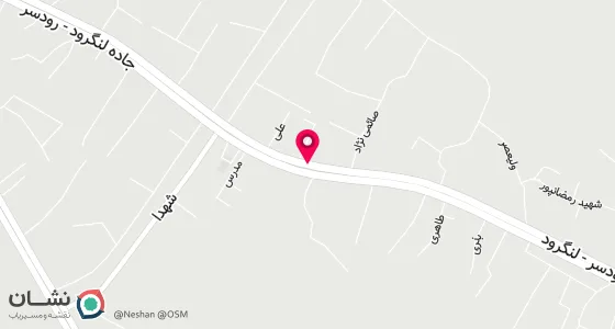 نقشه موقعیت تقریبی دفتر: لنگرود کوچه هلال احمر ساختمان ریحان