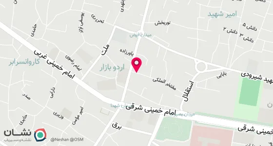 نقشه موقعیت تقریبی دفتر: لاهیجان خیابان شهداء کوچه 5