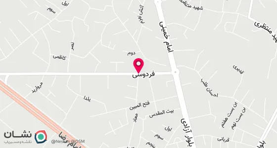 نقشه موقعیت تقریبی دفتر: آستانه اشرفیه - خیابان فردوسی - کوچه معاد - دفتر ازدواج 225