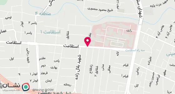 نقشه موقعیت تقریبی دفتر: رشت چهار راه استقامت- روبروی مسجدامام حسن مجتبی(ع)- کوچه شهیدحاجی پور-پلاک7