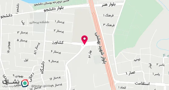 نقشه موقعیت تقریبی دفتر: رشت- حمیدیان جنب داروخانه دکتر آذر گشسب