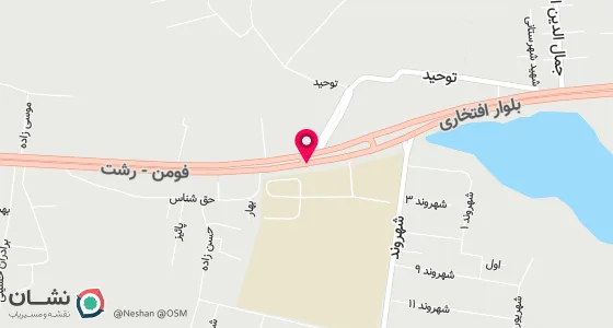 نقشه موقعیت تقریبی دفتر: رشت چله خانه جنب دادگستری ساختمان آریا طبقه 2