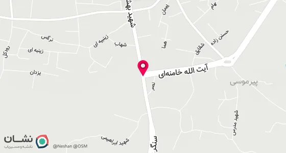 نقشه موقعیت تقریبی دفتر: کوچصفهان خیابان شهید بهشتی کوچه معراج